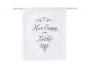 Elegant Here Comes the Bride Sign