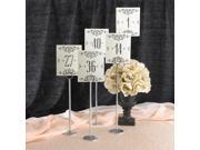 Glamour Table Number Cards