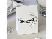 Reserved Table Tents