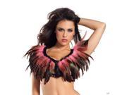 Feather Mini Top Womens Costume