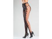 Floral Fishnet Pantyhose