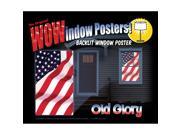 Old Glory Window Poster