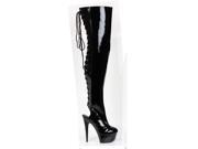 609 ROYAL 6 Lace Up Thigh High Boot