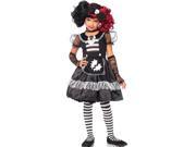 Girls 2PC. Rebel Rag Doll Costume
