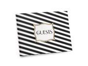Stripes Galore Guest Book Blank