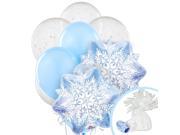 Snowflake Winter Wonderland Balloon Bouquet