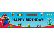 Super Mario Bros. Birthday Banner