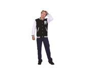 Letterman Jacket Adult Costume Choice of colors