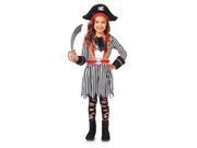 2PC.Pirate Captain Child Costume