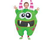 Inflate Scareblown Green Child Costume