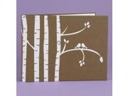 Personalized Birch Trees Guest Book