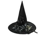 Witch Hat With Bone Skull