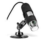 USB Digital Microscope 200X 1.3 MP 8 LED Video Camera NE 1