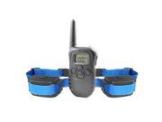 Remote TWO Dog Training Collar LCD Obedience Trainer NE 2