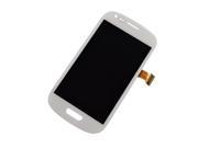 Replace FULL LCD Display Touch Digitizer Samsung Galaxy S3 Mini i8190 White NE 3