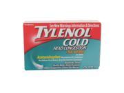 TYLENOL COLD HEAD CONGESTION SEVERE FOR ADULTS 24 CAPSULES