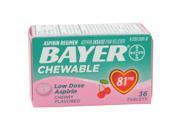 BAYER ASPIRIN REGIMEN CHEWABLE ASPIRIN PAIN RELIEVER CHERRY 81 MG 36 TABLETS