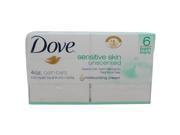Dove U BB 1510 Sensitive Skin Unscented Moisturizing Cream Beauty Bar 6 x 4.25 oz Soap