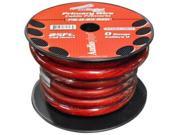 Audiopipe Ps025rd Red 0 Gauge 25 Spool Super Flexible Oxygen Free Cable