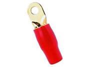 Xscorpion Rt4r Gold Plated Ring Terminals With 5 16 Hole 4 Ga Red