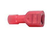 Xscorpion Fd250nfr Red Female Nylon Fully Insulated Q disconnects 18 22ga
