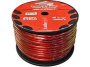 Nippon Pw4rd Red 4 Ga 250 Spool 4 Gauge Oxygen Free Power Cable