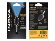 Inova BBB INOVA Microlight BB B Keychain Light LED CR2016 PolycarbonateBody Stainless Steel Black