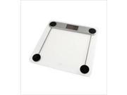 AWS AMW 330LPG Low Profile Bathroom Scale 330x0.2lb 330.00 lb 150 kg Maximum Weight Capacity Glass Clear