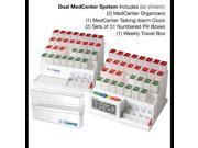 Medcenter 70354 Deluxe Dual System Medcenter Organizer