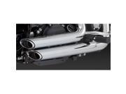 Vance Hines 17227 ShortShots Staggered Exhaust Chrome Set For Harley Davidson 2012 2013 DYNA Does not fit Dyna Switchback model by VANCE HINES