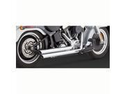 Vance Hines 17933 Chrome Big Shots Staggered Exhaust For Harley Softail 2012 2013 by VANCE HINES