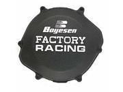Boyesen Factory Racing Black Silver Clutch Cover for Honda CRF250R by Boyesen