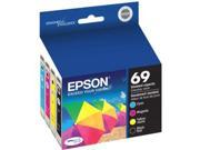Epson T069120 BCS Ink Cartridge Black Yellow Magenta Cyan Inkjet 4 Pack