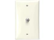 Leviton 80781 T F Connector Wall Plate Light Almond