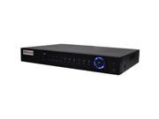 CCTVSTAR SSA 1696DWD 1TB 16 Channel 960H 960X480 Realtime DVR W 1TB HDD Dual Streaming with 2X HDD Support E SATA Port for External Storage 16 Audio In 16 Al