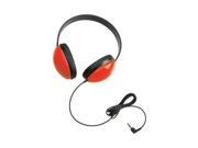 Califone 2800 RD Childrens Stereo Headphone Red 5.5ft