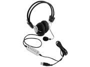 Pyle Pro Sound PHPMCU10 Multimedia Gaming USB Headset w Noise Canceling Microphone