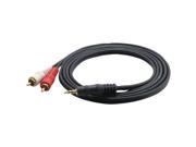 Pyle Pro Pcbl42ft6 12 Gauge Rca Male To 3.5Mm Male Cable 6 Ft