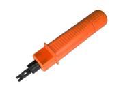 4XEM 4XPUNCHTOOL 110 66 Impact Punchdown Tool For Cat5 Cat6 Network Cable Orange Alloy Steel 5.76 oz
