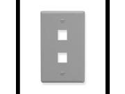 ICC ICC FACE 2 GR IC107F02GY 2 Port Face Gray