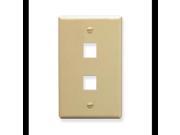 ICC ICC FACE 2 IV IC107F02IV 2Port Face Ivory