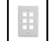 ICC ICC FACE 6 WH IC107F06WH 6Port Face White