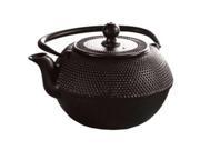 Primula Black Cast Iron Tea Pot 40oz. w Stainless Infuser