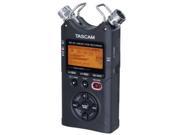 Tascam DR 40 4ch. Recording Package w Ear Buds Sonic Sense Cables Tripod 8GB SD card