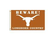 Texas Longhorns 3 Ft. X 5 Ft. Flag W Grommets Country Collegiate College NCAA Licensed 35734