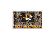Missouri Tigers 3 Ft. X 5 Ft. Flag W Grommets Realtree Camo Background Collegiate College NCAA Licensed 95743