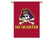 East Carolina Pirates 2 Sided 28 X 40 Banner W Pole Sleeve Collegiate College NCAA Licensed 96628
