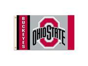 Ohio State Buckeyes 3 Ft. X 5 Ft. Flag W Grommets Collegiate College NCAA Licensed 35055