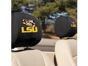LSU Tigers Headrest Covers Set Of 2 Collegiate College NCAA Licensed 82215