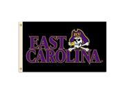 East Carolina Pirates 3 Ft. X 5 Ft. Flag W Grommets Collegiate College NCAA Licensed 95628